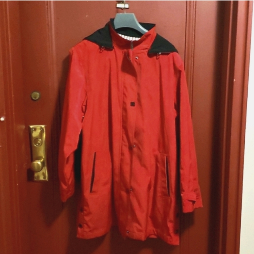 Liz Claiborne Red Long Sleeve Jacket Size 1X
